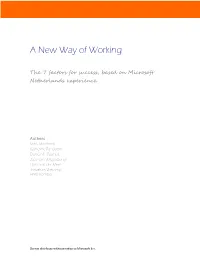 A New Way of Working