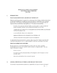(June 2000) I. INTRODUCTION WHAT IS DOCUMENTATION and WHY