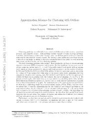 Approximation Schemes for Clustering with Outliers