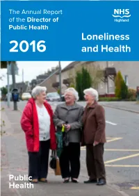 Director of Public Health Annual Report 2016 Acknowledgements and List of Contributors