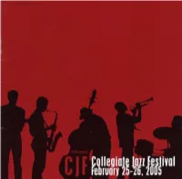 Notre Dame Collegiate Jazz Festival Program, 2005