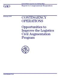 NSIAD-97-63 Contingency Operations B-272659