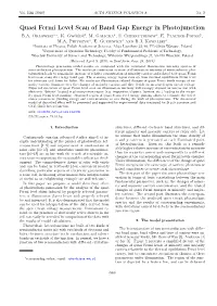Quasi Fermi Level Scan of Band Gap Energy in Photojunction B.A