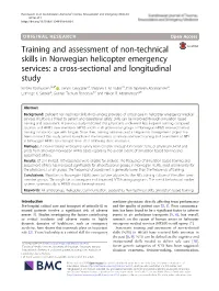 Training and Assessment of Non-Technical Skills in Norwegian