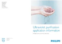 Ultraviolet Purification Application Information