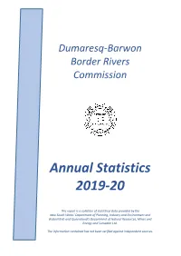 2019-20 Annual Statistics