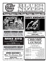 Blues Notes December 2017