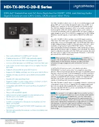 HDI-TX-301-C-2G-E Series