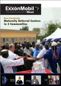 Maternity Referral Centers in 3 Communities