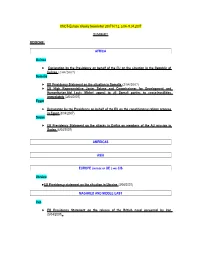 OMCT-Europe Weekly Newsletter 2007 N°12, 3.04- 9.04.2007