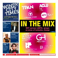 WCT Surveys LGBTQ+ Groups on Areas of Inclusion, Change 4 Aug