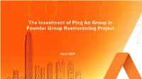 Apr 2021 Transaction Introduction Founder Group
