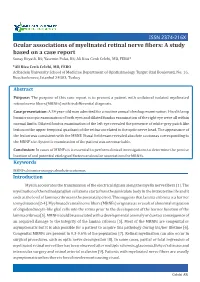 Ocular Associations of Myelinated Retinal Nerve Ibers: a Study Based
