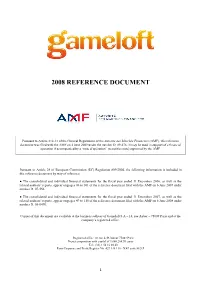 2008 Reference Document 
