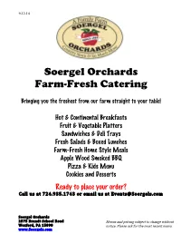 Catering Menu 9.12.14