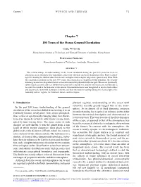 Chapter 7 100 Years of the Ocean General Circulation