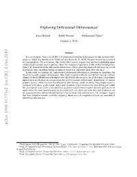 Exploring Differential Obliviousness∗