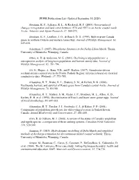 IWWR Publications List (Updated September 30, 2020)