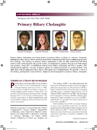 Primary Biliary Cholangitis