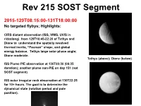 Rev 215 SOST Segment Titan Rainclouds 2015-129T08:15:00-131T18:00:00 Rhea No Targeted Flybys; Highlights