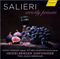 SALIERI CLA SSIC Strictly Private