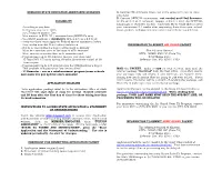 State Tuition Assistance Instructions and Application