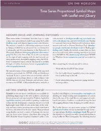 Time Series Proportional Symbol Maps with Leaflet and Jquery