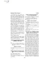 443 Part 100—Exchange of Paper Currency and Coin