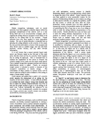 A SMART AIRBAG SYSTEM David S. Breed