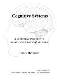 Cognitive Systems