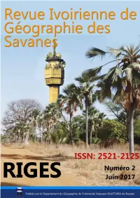 Numéro 2 Juin 2017, ISSN 2521-2125