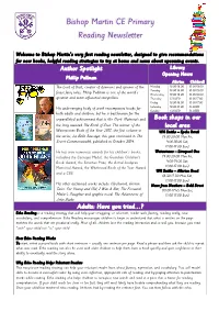 Bishop Martin CE Primary Reading Newsletter