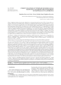 Current Challenges of Veterinary Microbiological