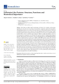 Follistatin-Like Proteins: Structure, Functions and Biomedical Importance