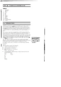 Unit 11 Cereals and Millets