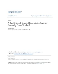 A Bard Unkend: Selected Poems in the Scottish Dialect by Gavin Turnbull Patrick G