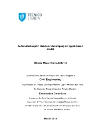 Automated Airport Check-In: Developing an Agent-Based Model