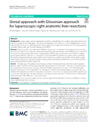 Dorsal Approach with Glissonian Approach for Laparoscopic Right