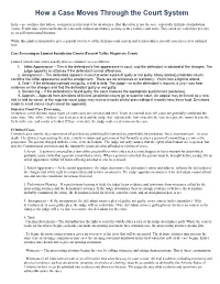 How a Case Moves Through the Court System