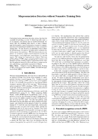 Mispronunciation Detection Without Nonnative Training Data
