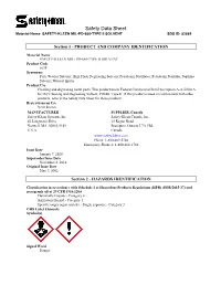 Section 1 - PRODUCT and COMPANY IDENTIFICATION