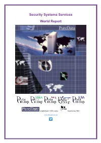 Security Systems Services World Report