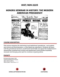 Spring 2018 HIST HON 2225 Syllabus