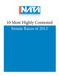 To View NATA's Report on the U.S. Senate Elections, Click Here