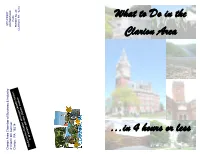 What to Do in the Clarion Area ...In 4 Hours Or Less