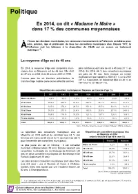 À L'issue Des Élections Municipales, Les Communes Transmettent À La Préfecture Un Tableau Avec