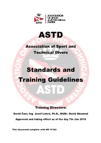 Standards and Training Guidelines