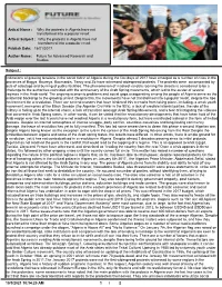 Why the Protests in Algeria Have Not Trans