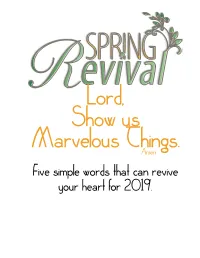 Revival Devotion