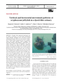 Vertical and Horizontal Movement Patterns of Scyphozoan Jellyfish in a Fjord-Like Estuary
